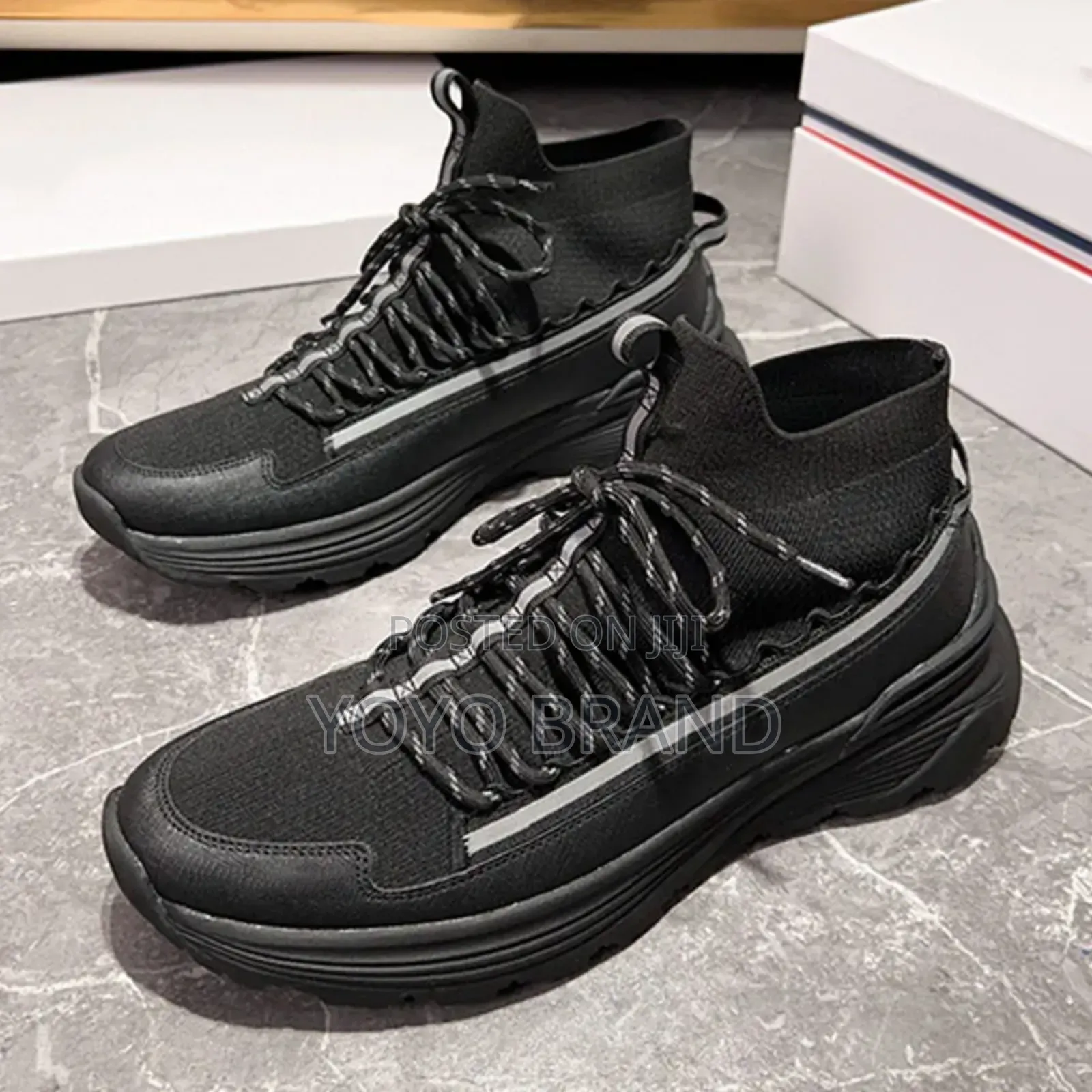 Moncler Balck Fashion Shoes