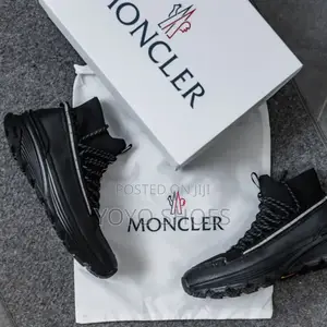 Moncler Balck Fashion Shoes