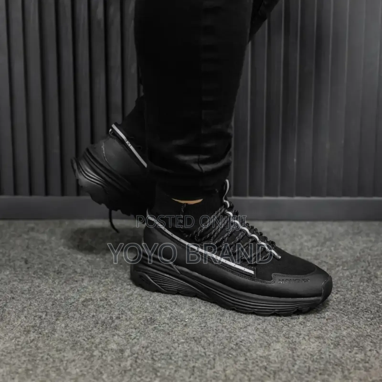 Moncler Balck Fashion Shoes