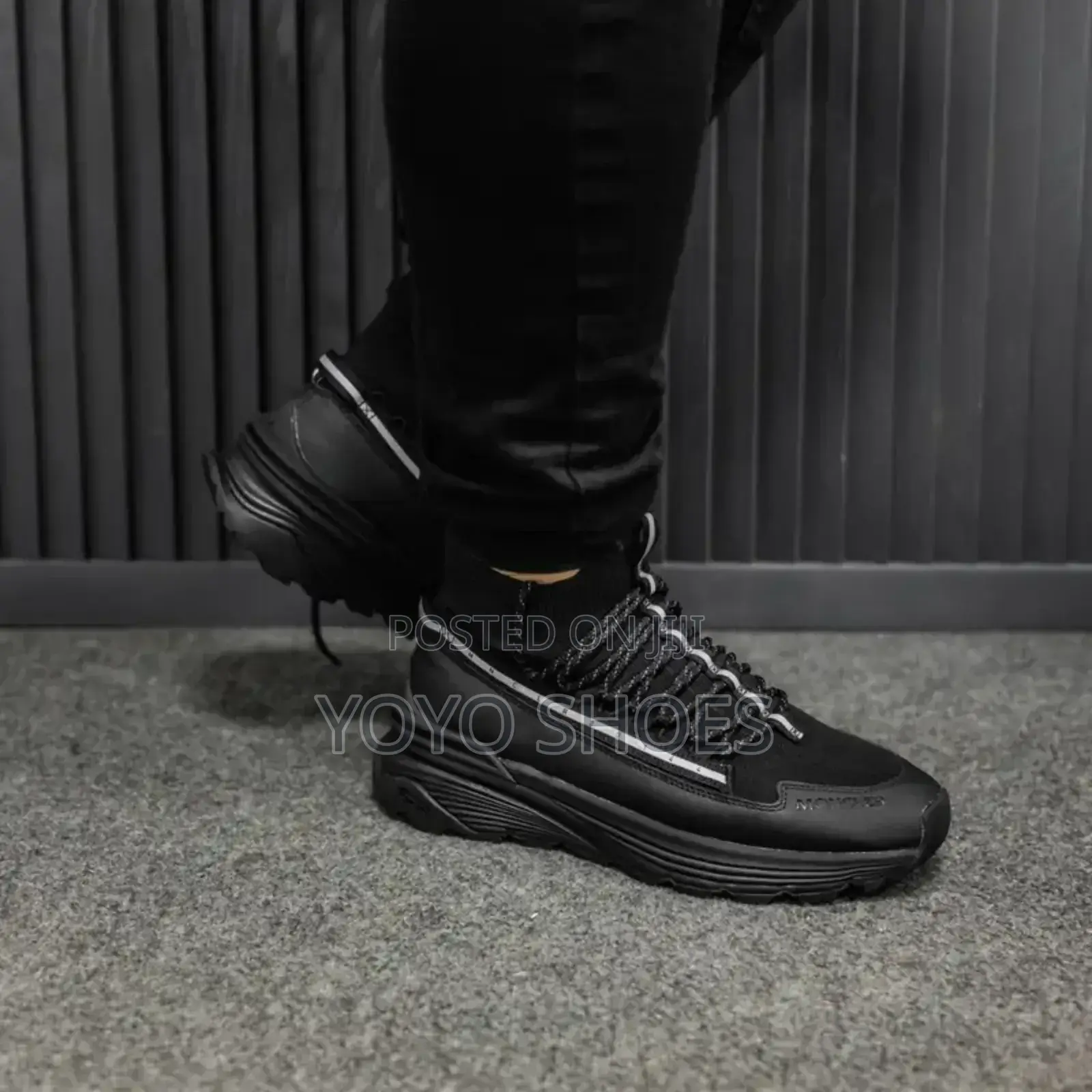 Moncler Balck Fashion Shoes