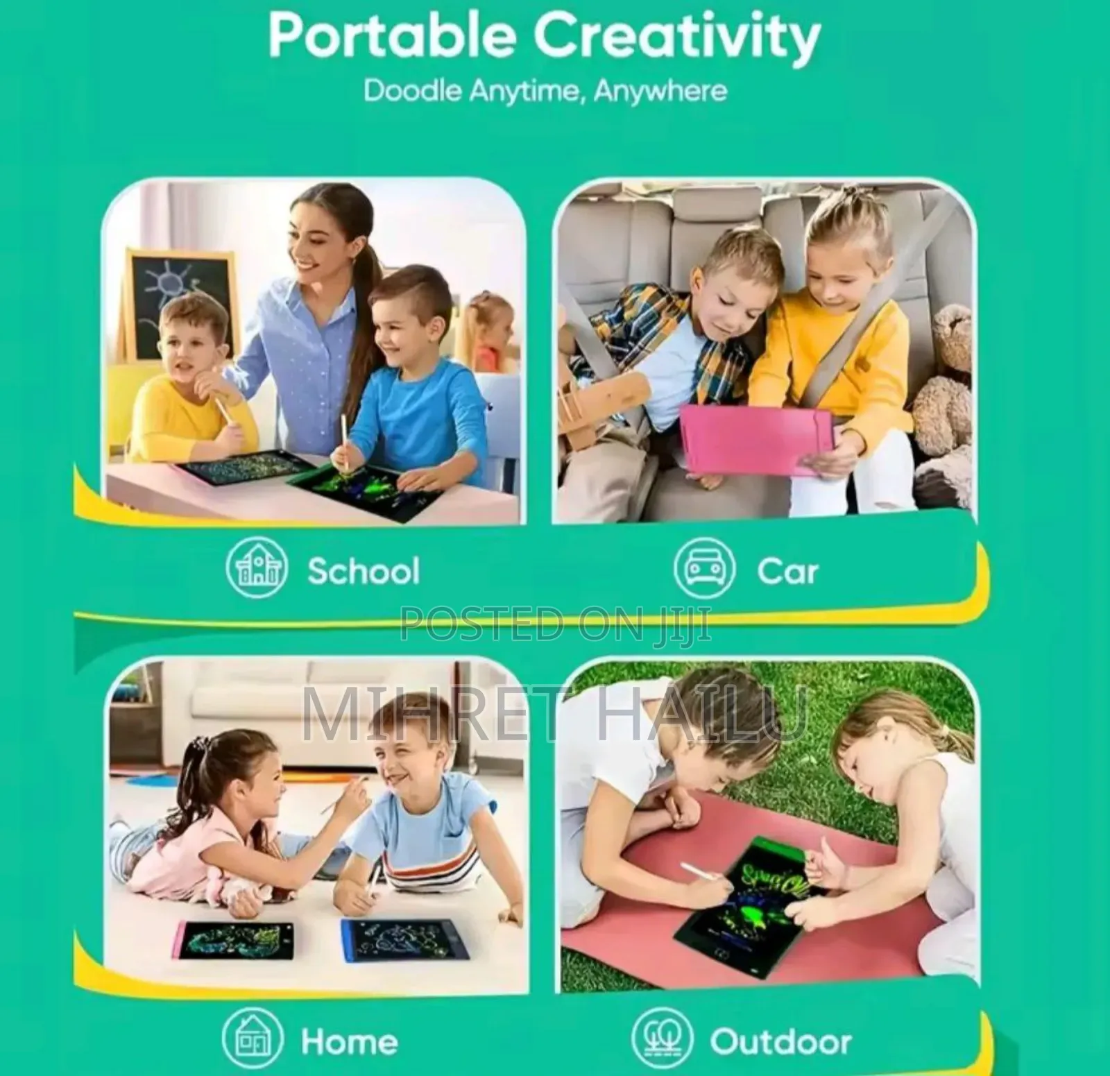 Digital Drawing Tablet Hand Writing Pad Portable Electronic Tablet