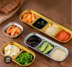 Golden Spices Serving Dishes