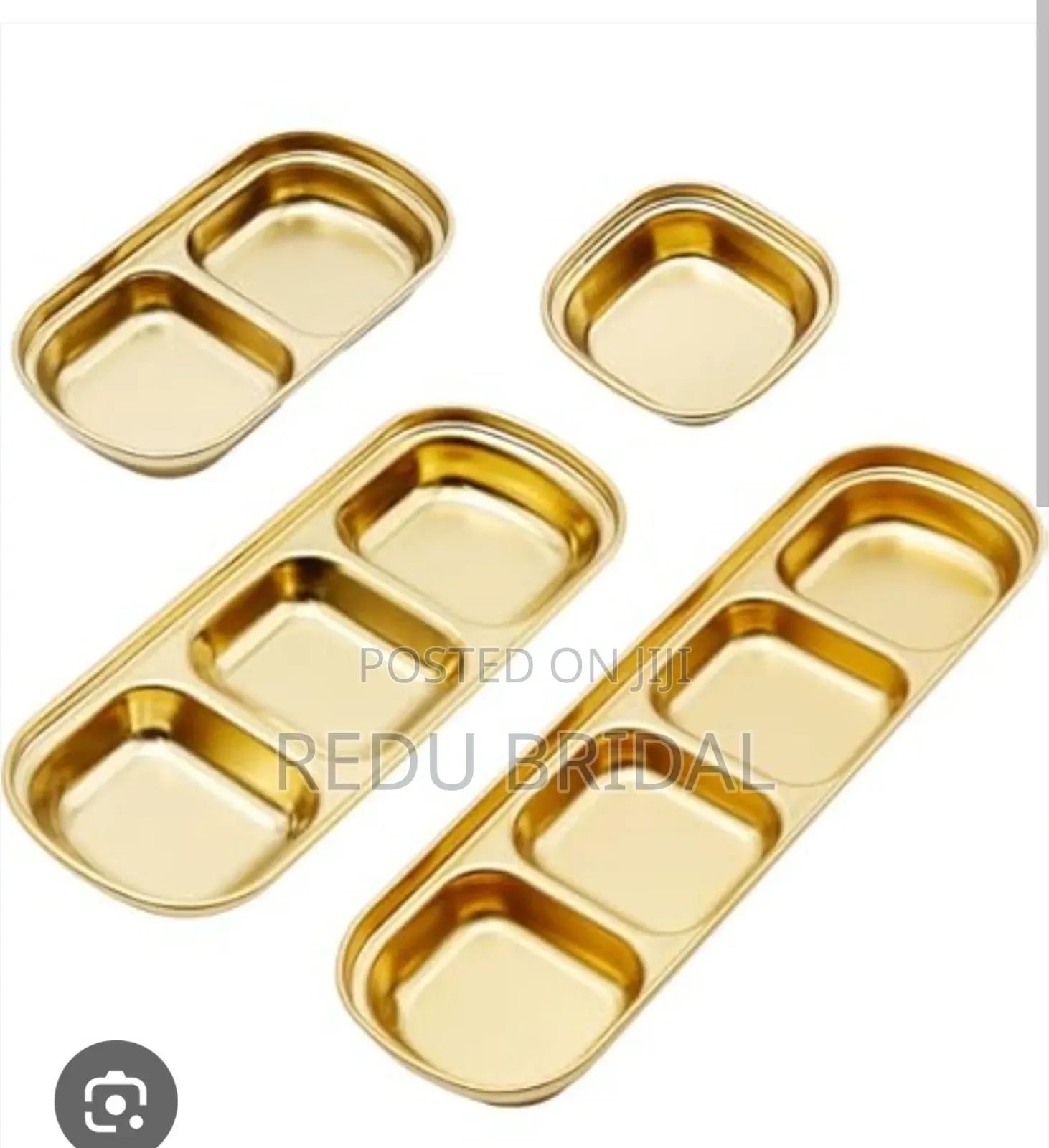 Golden Spices Serving Dishes