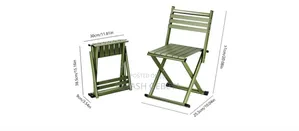 Photo - Metal Bench Foldable Travel Chair