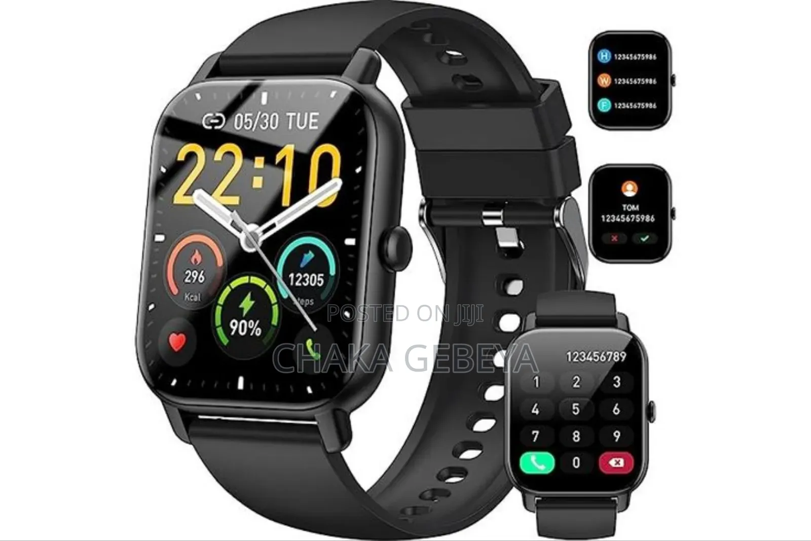 Fitness Smartwatch With Heart Rate Notifications