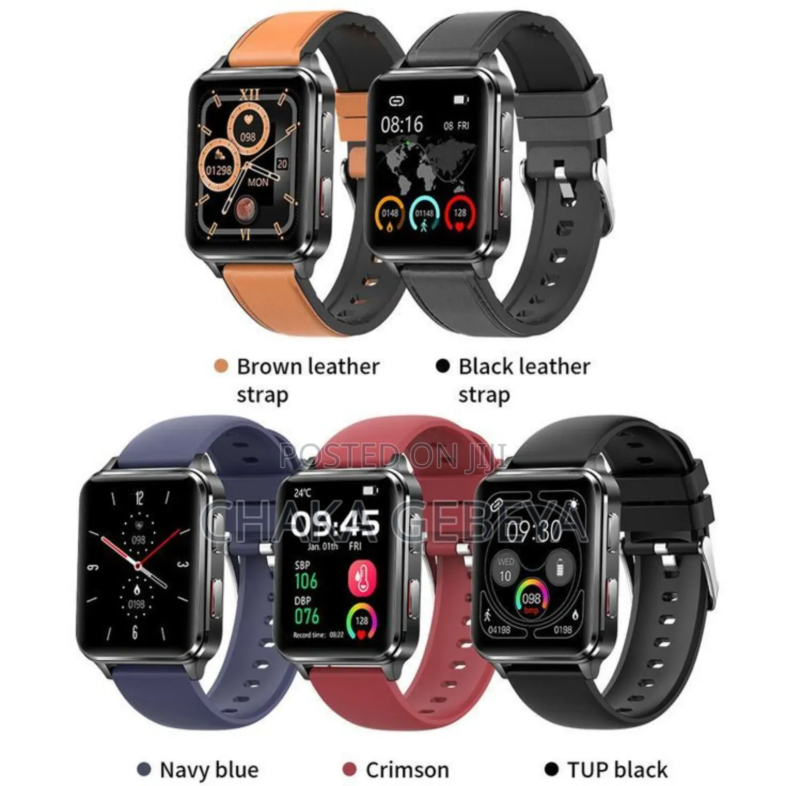 Fitness Smartwatch With Heart Rate Notifications