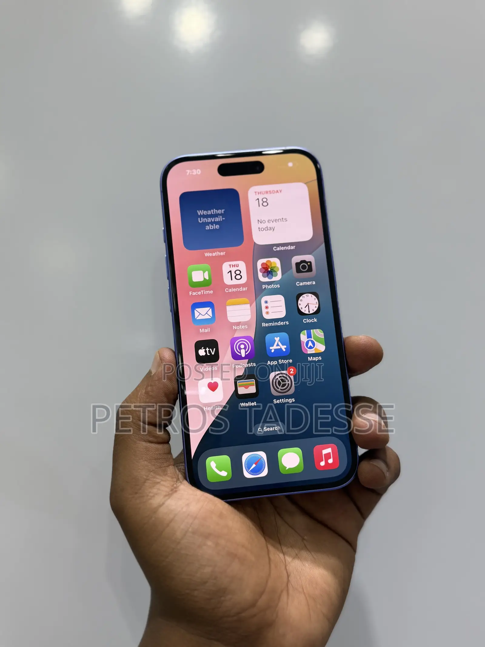 New Apple iPhone 16 256 GB Blue