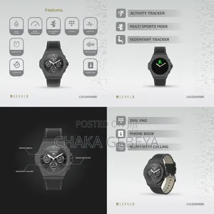Levelo Oak Hybrid Smartwatch - Classic Design + Amoled Display