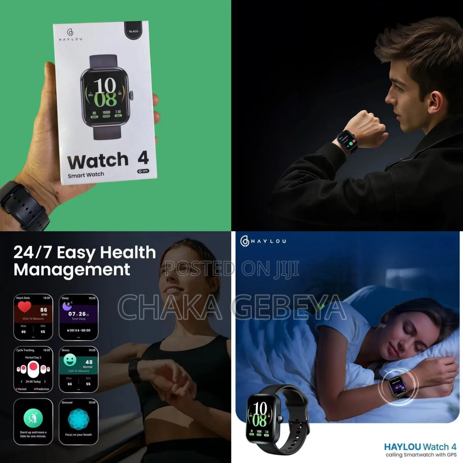 Xiaomi Haylou Watch 4 - Ultra-Large Display, Bt Calling