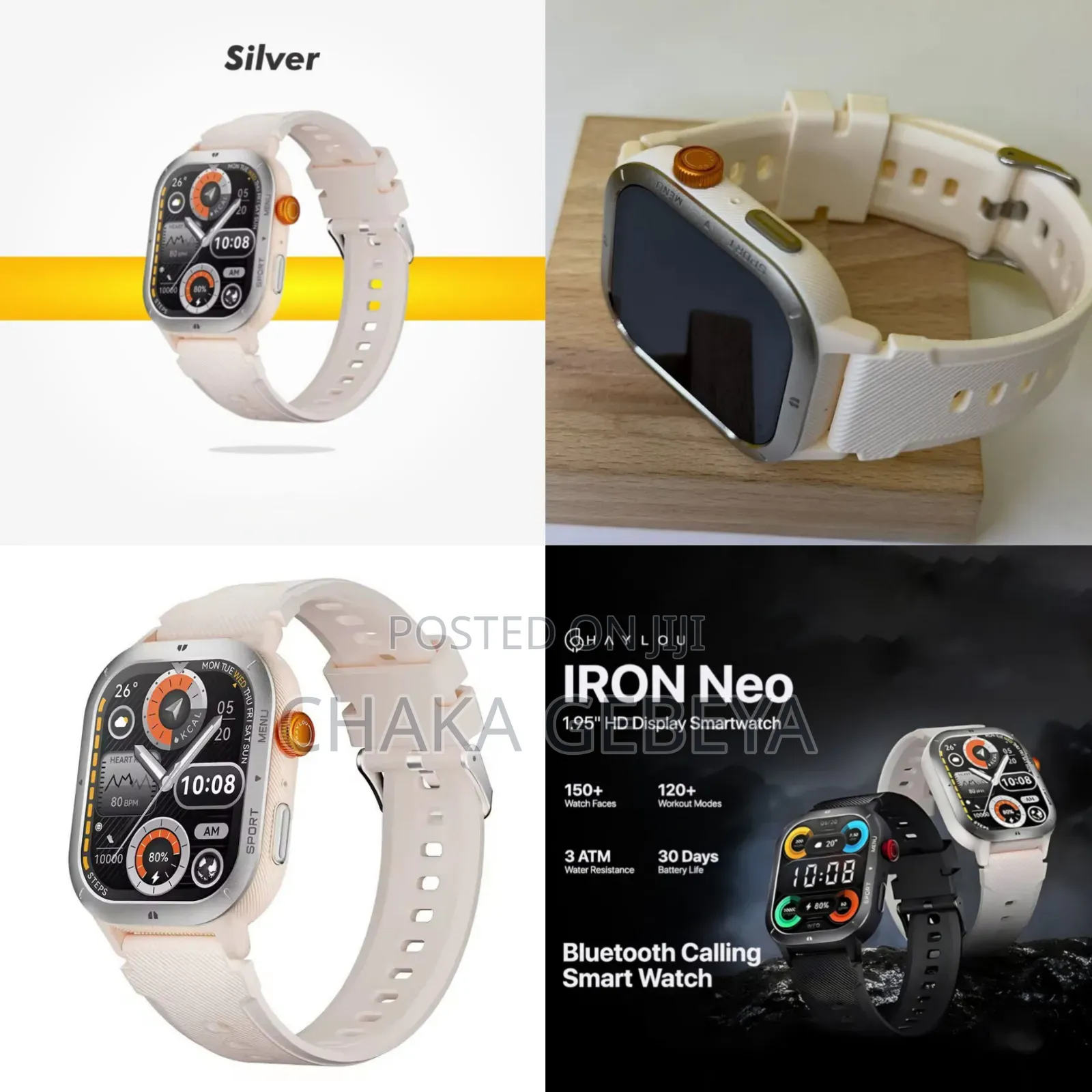 Make Calls From Your Wrist - Large Screen Smartwatch