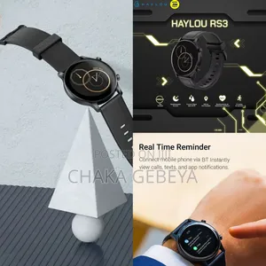 Photo - Xiaomi Haylou Rs3 Smart Watch - 21-Day Battery, Amoled, Heart Rate