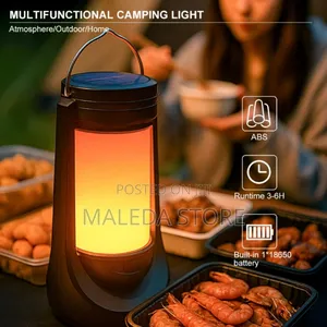 Flickering Solar Camping Light