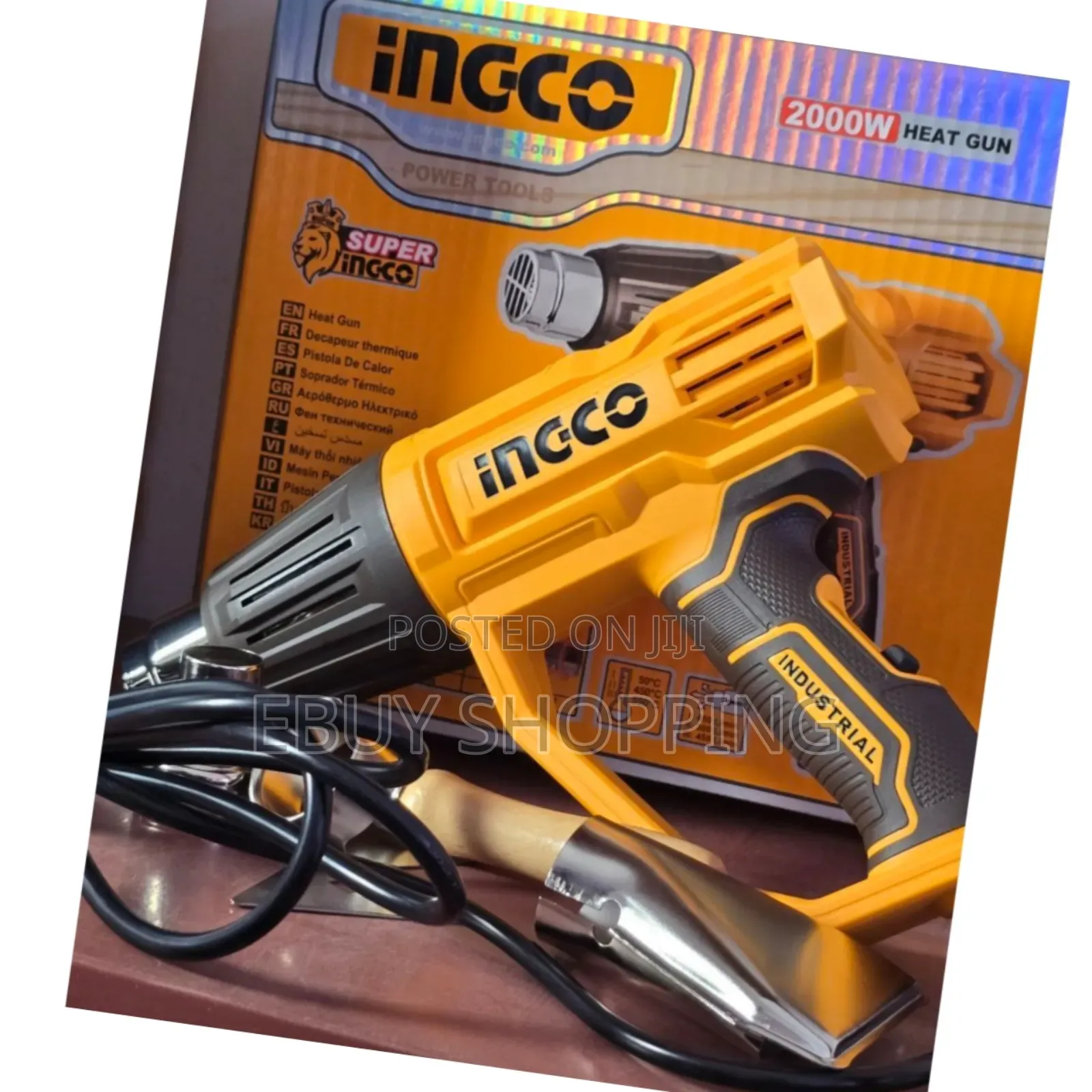 Effortless Heat Application With Ingco 2000w Gun