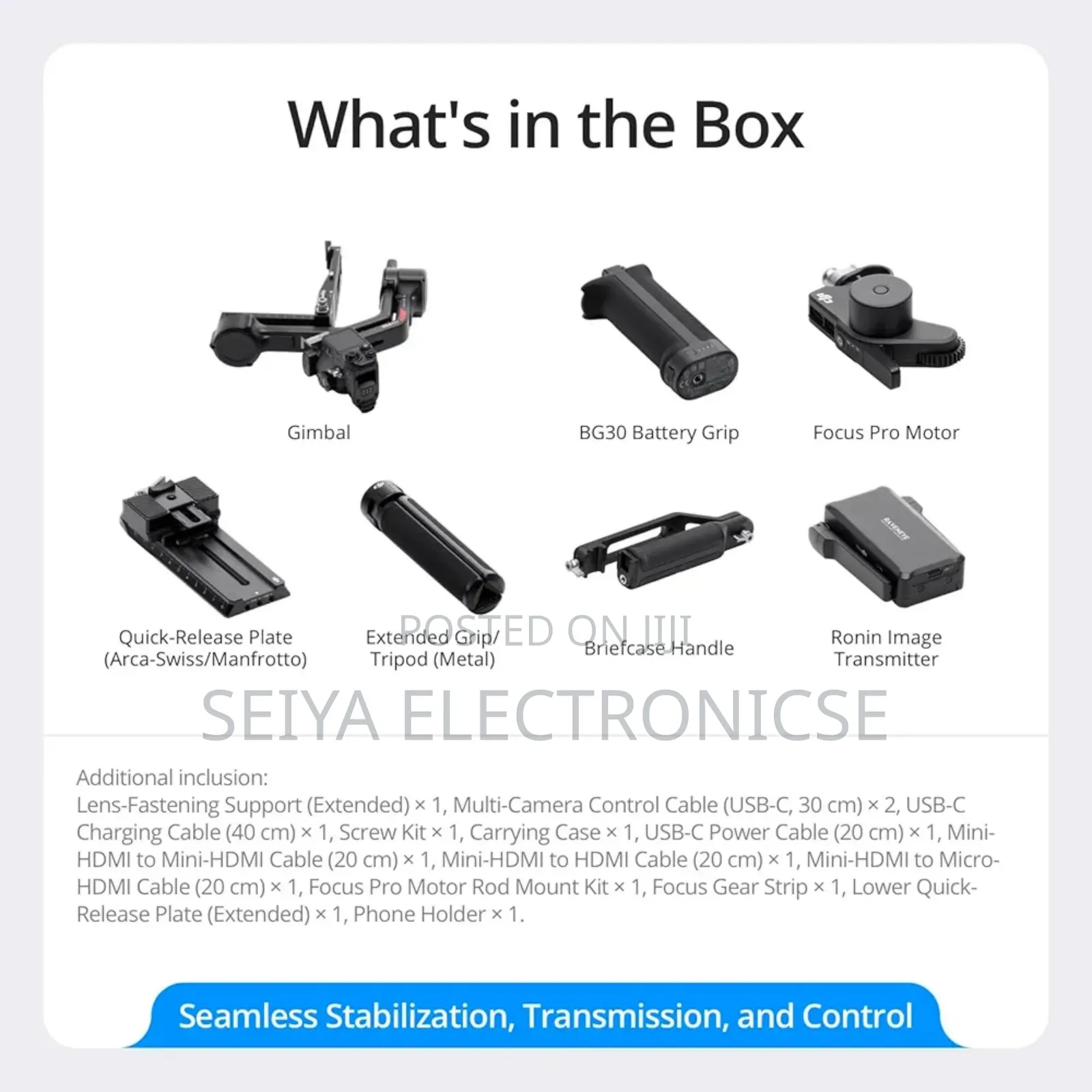 Dji Rs 4 Pro 3-Axis Gimbal Stabilizer.