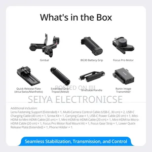 Dji Rs 4 Pro 3-Axis Gimbal Stabilizer.