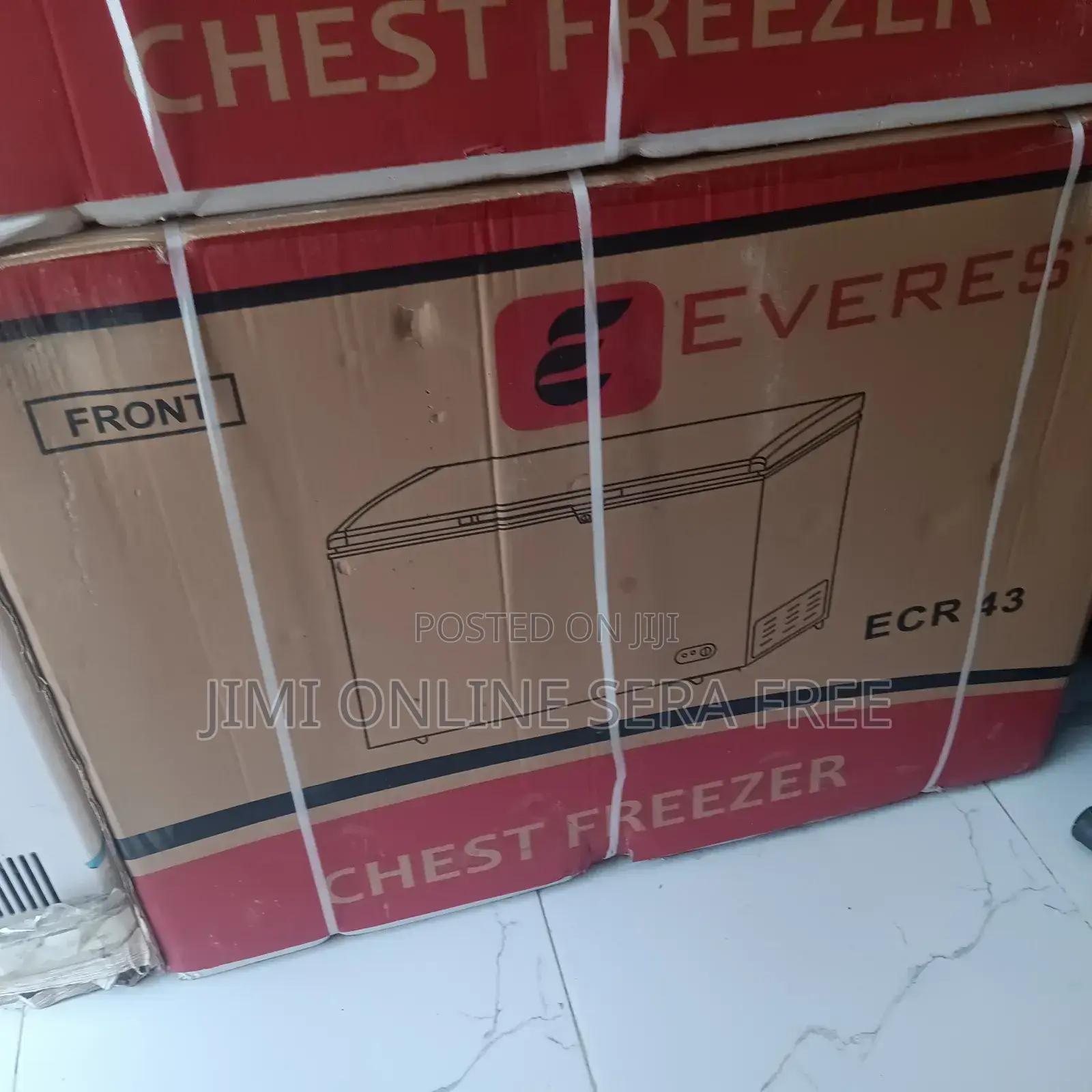 Everest Chest Freezer Model Ecr 500l Brand New