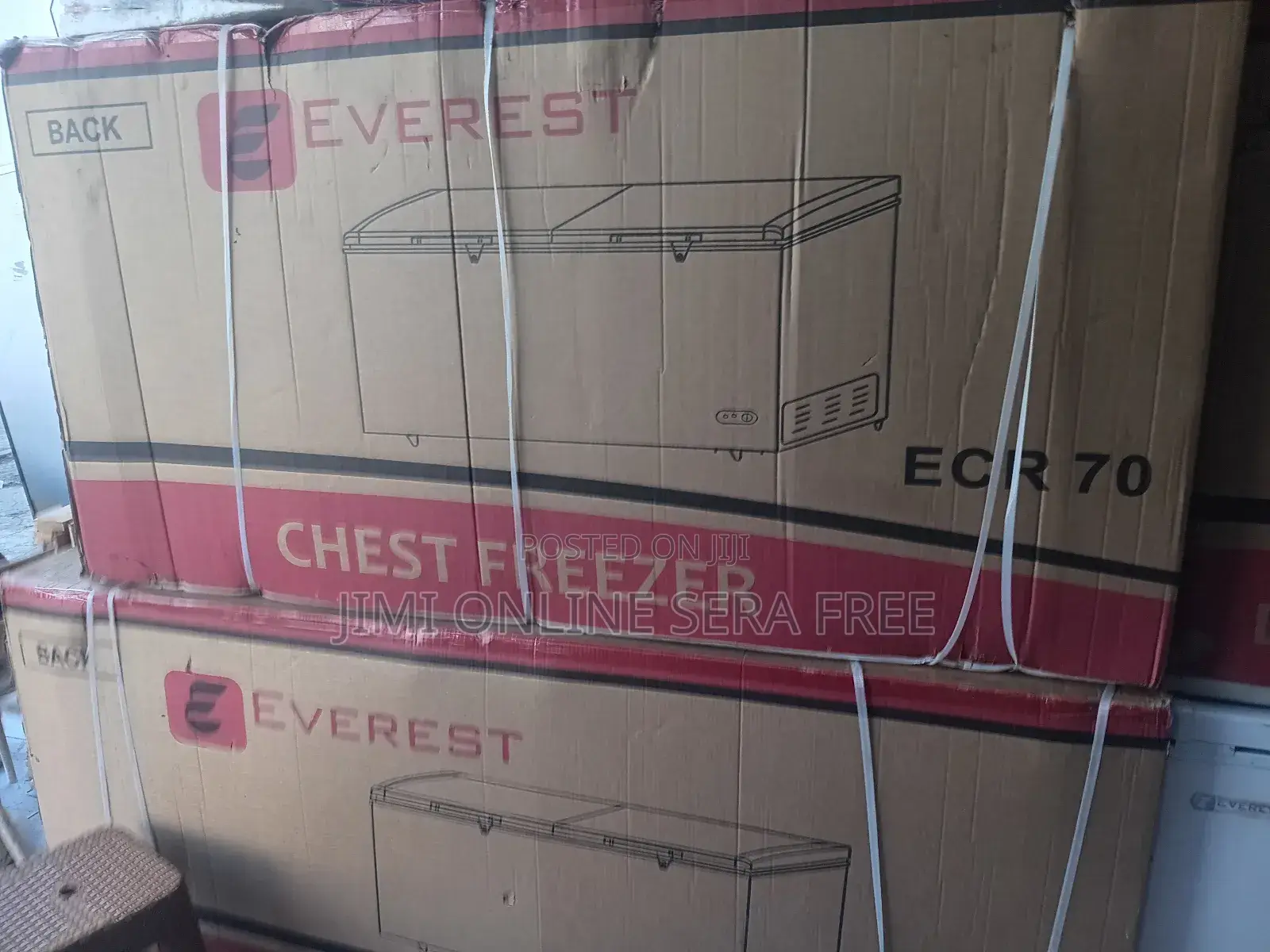 Everest Chest Freezer Model Ecr 500l Brand New