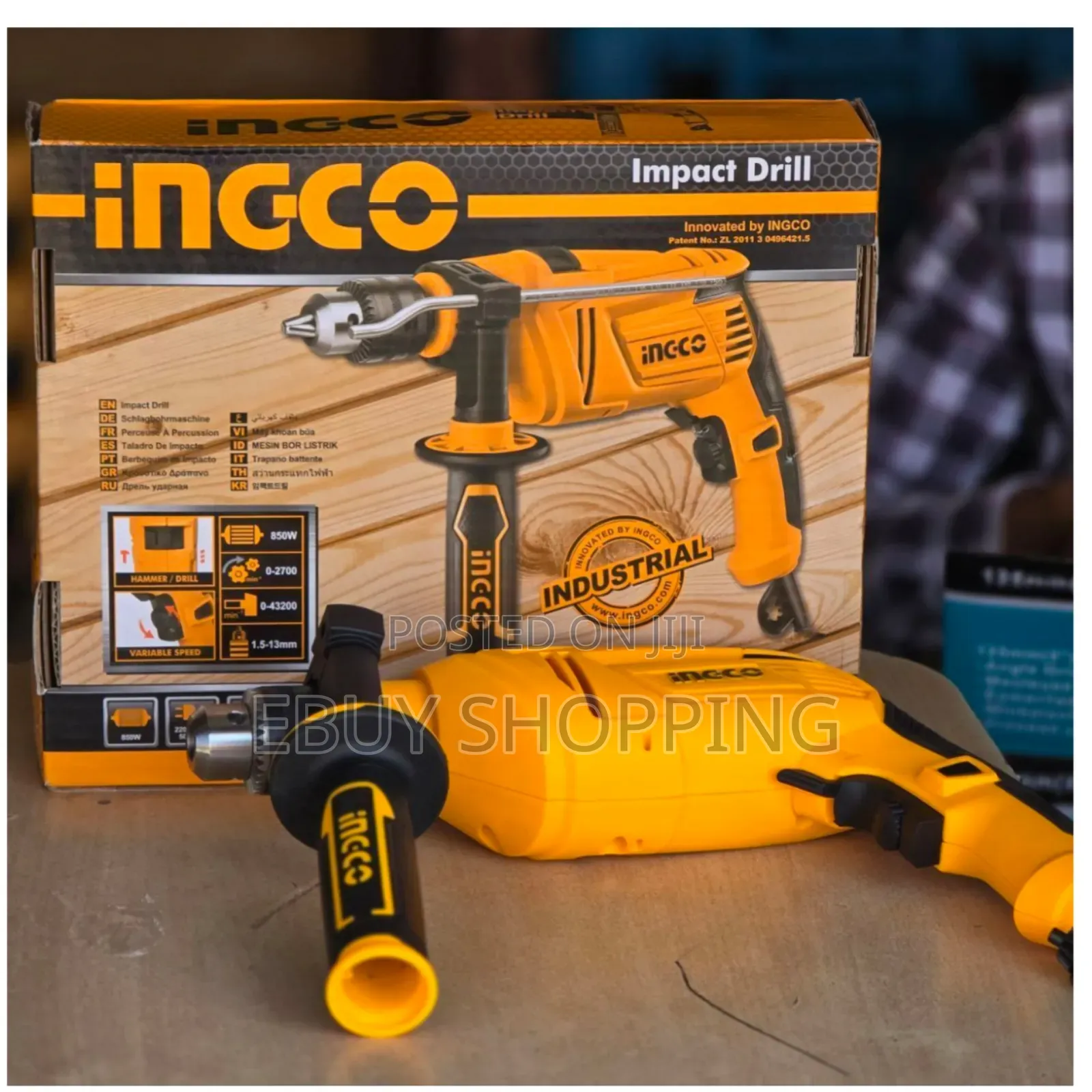 Ingco Id8508 Versatile Hammer Drill - 220-240v, Perfect