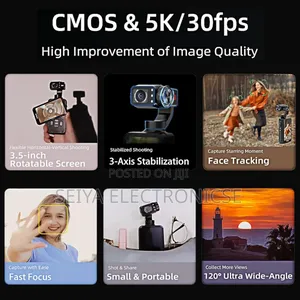 Ordro M5 Pocket Camera, 3-Axis Gimbal