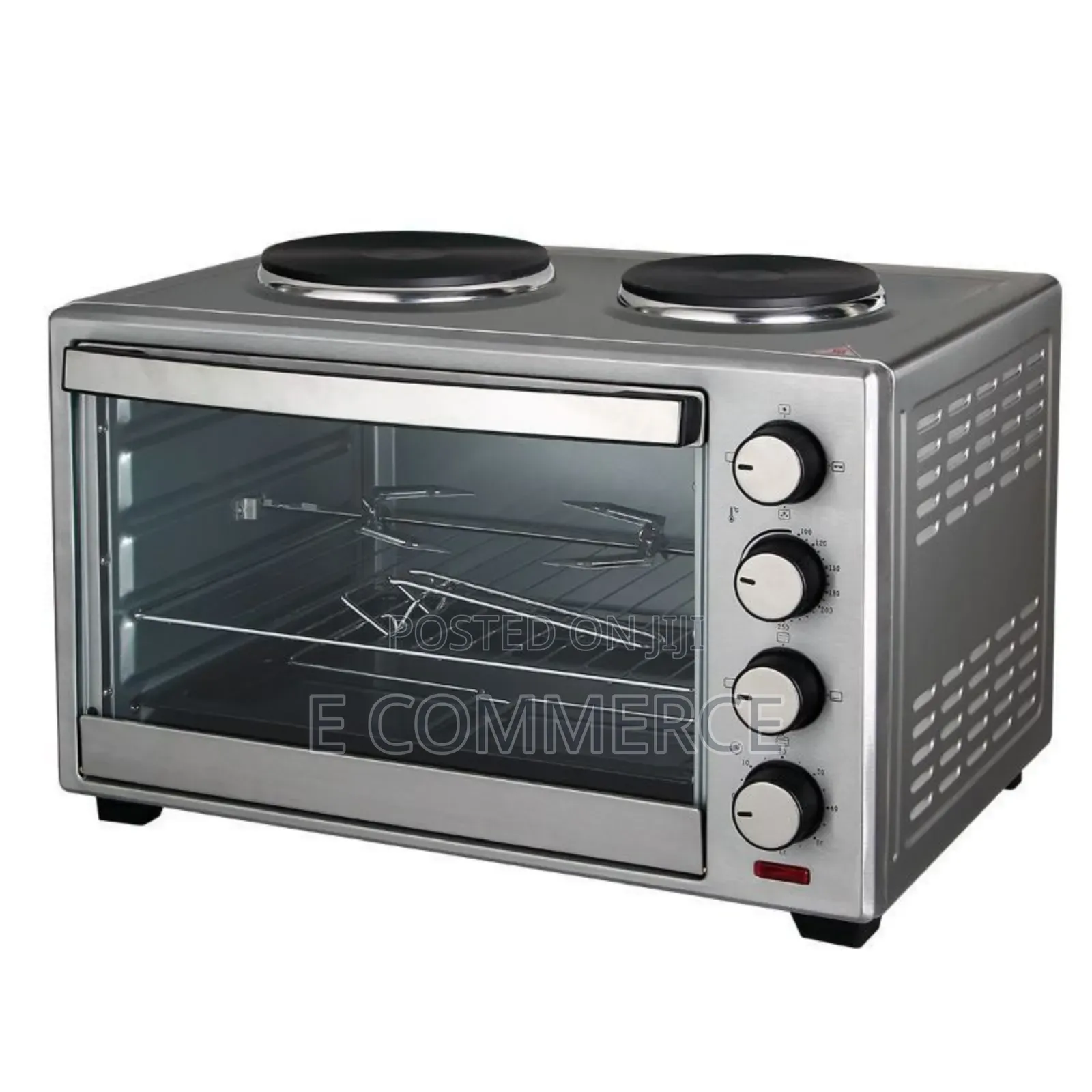 Delta Europe Minioven 48-ltr.Electric Toaster Oven With Two Hot-Plates