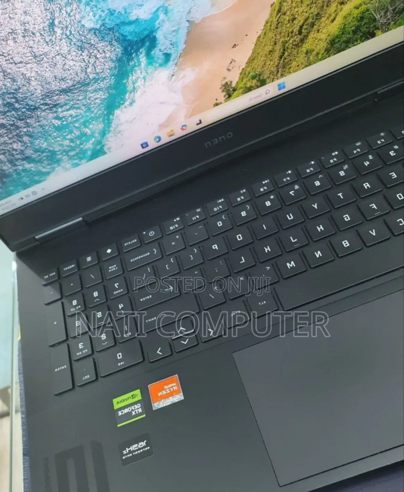 New Laptop HP Omen 16 16GB AMD Ryzen 7 SSD 1T