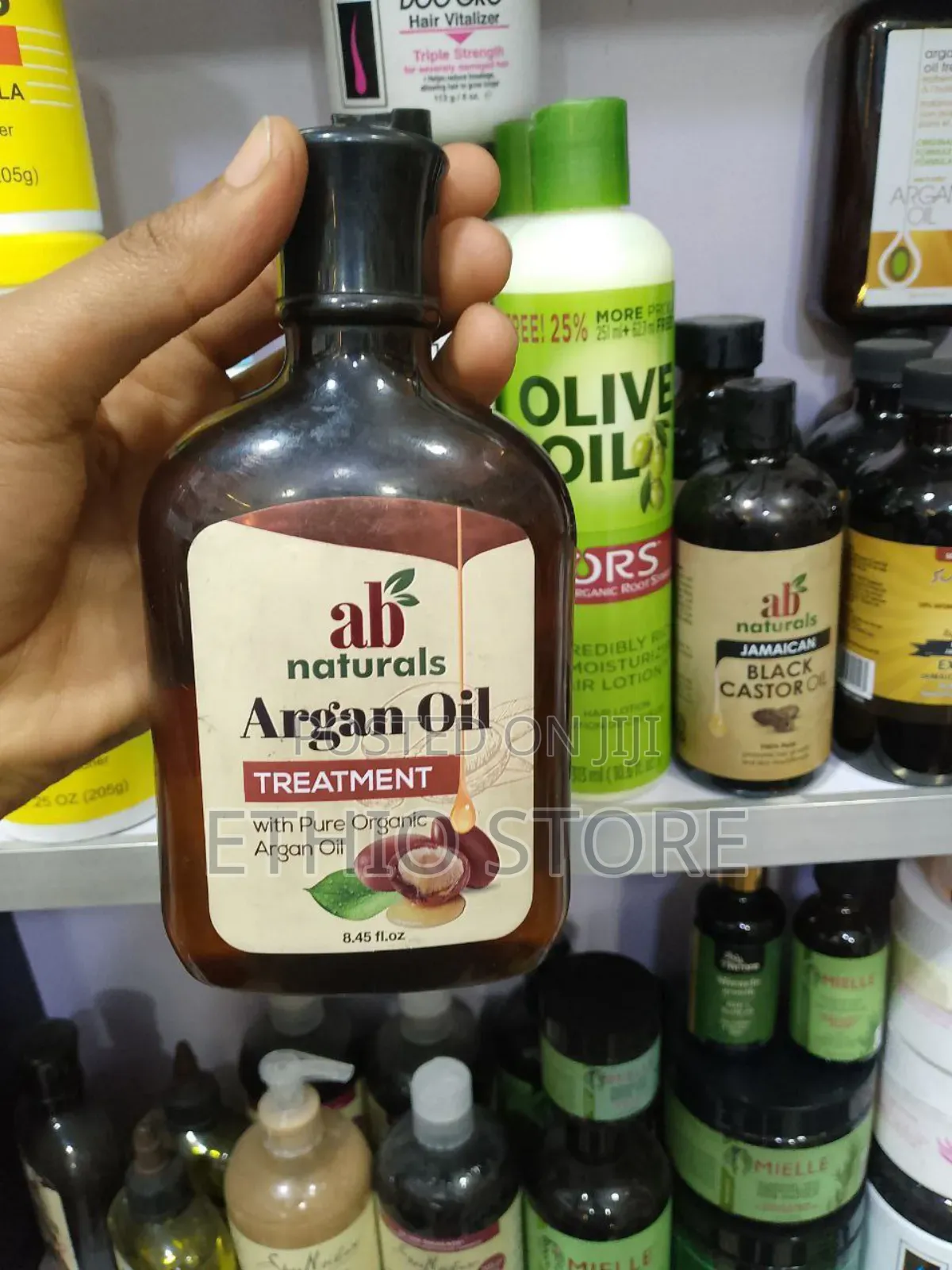 Ab Naturals Argan Oil Jamaican Black Castor Oil Hair Treatment