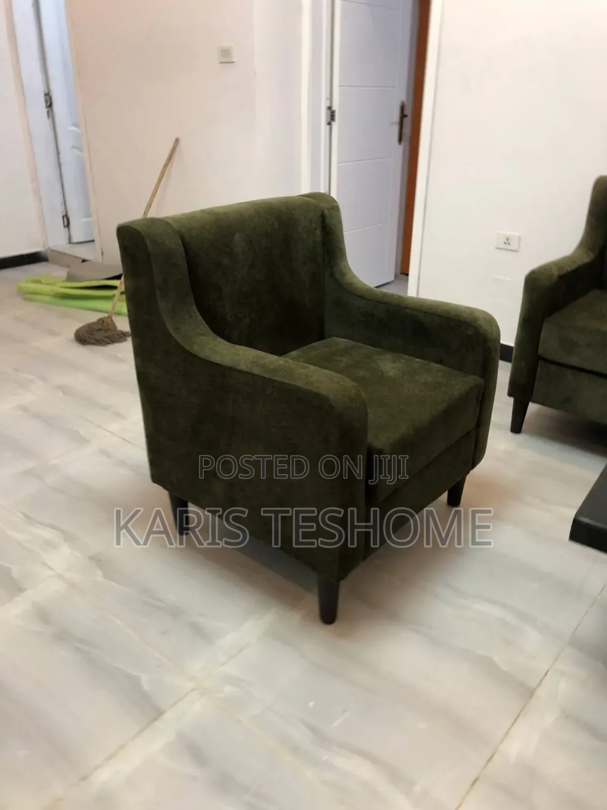 Brand New Olive Green Sofa Set for Sale