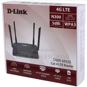 Photo - D-Link DWR-M920 N300 4g Lte Wireless Router With Sim Slot
