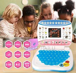 Photo - Kids Tablet Toddler Learning Pad With Teach Alphabet Numbers Word Mus