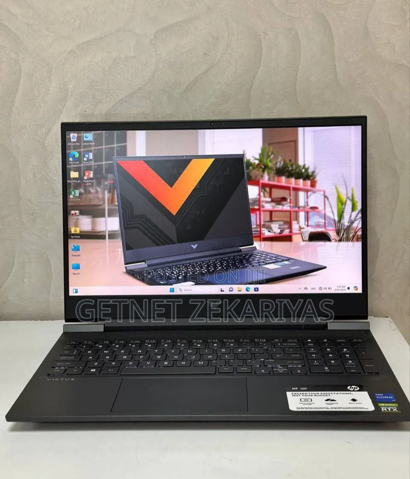 New Laptop HP Victus 16 16GB Intel Core I7 SSD 512GB