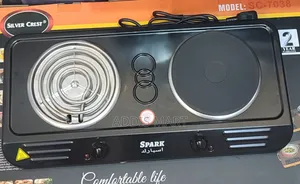 Spark Hot Plate ባለሁለት ምድጃ ስቶቭ