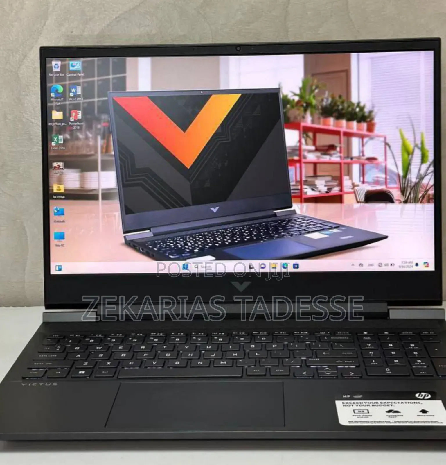 New Laptop HP Victus 16 16GB Intel Core I7 SSD 512GB