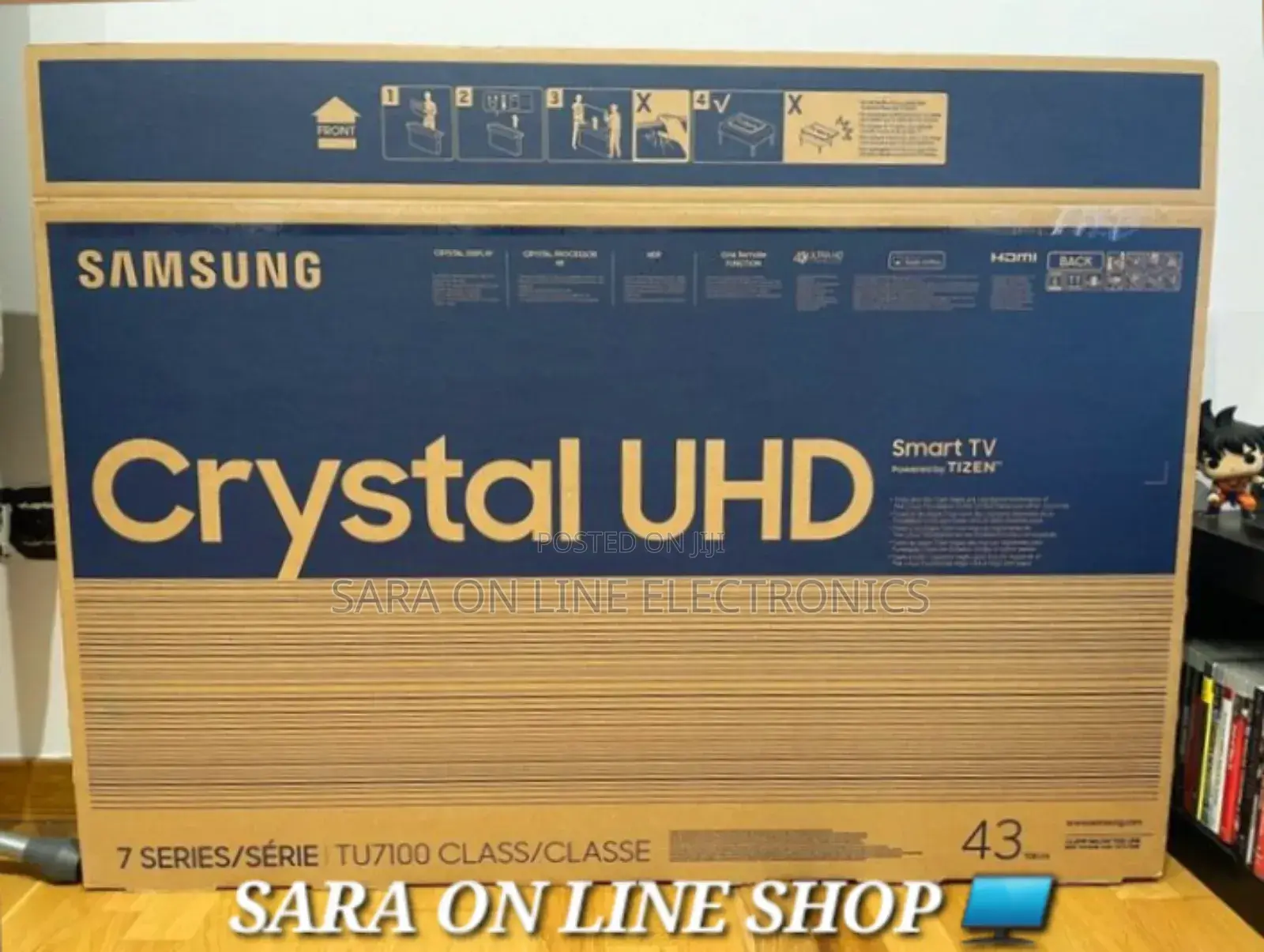 ➧Samsung 43" Crystal Uhd Tv ◈Free Delivery ◈ 5 Years Warranty