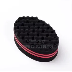 Double-Side Magic Twist Hair Brush Sponge Brush Natural Afro Ciol Wave