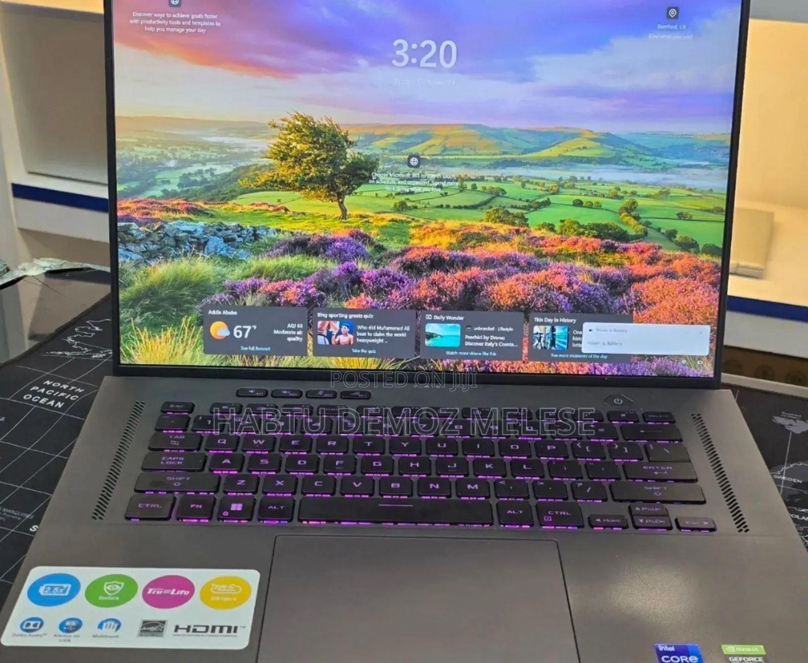 New Laptop Asus ROG Zephyrus G15 32GB Intel Core I9 SSD 1T