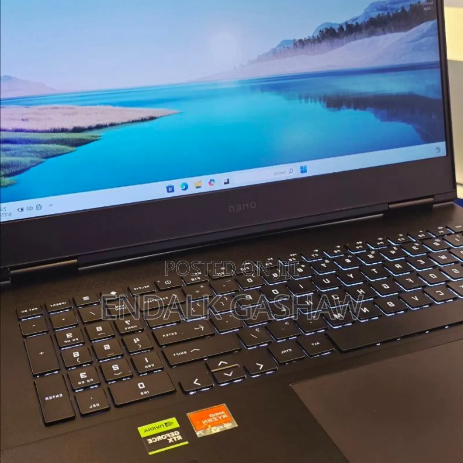 New Laptop HP Omen 16 16GB AMD Ryzen 7 SSD 1T