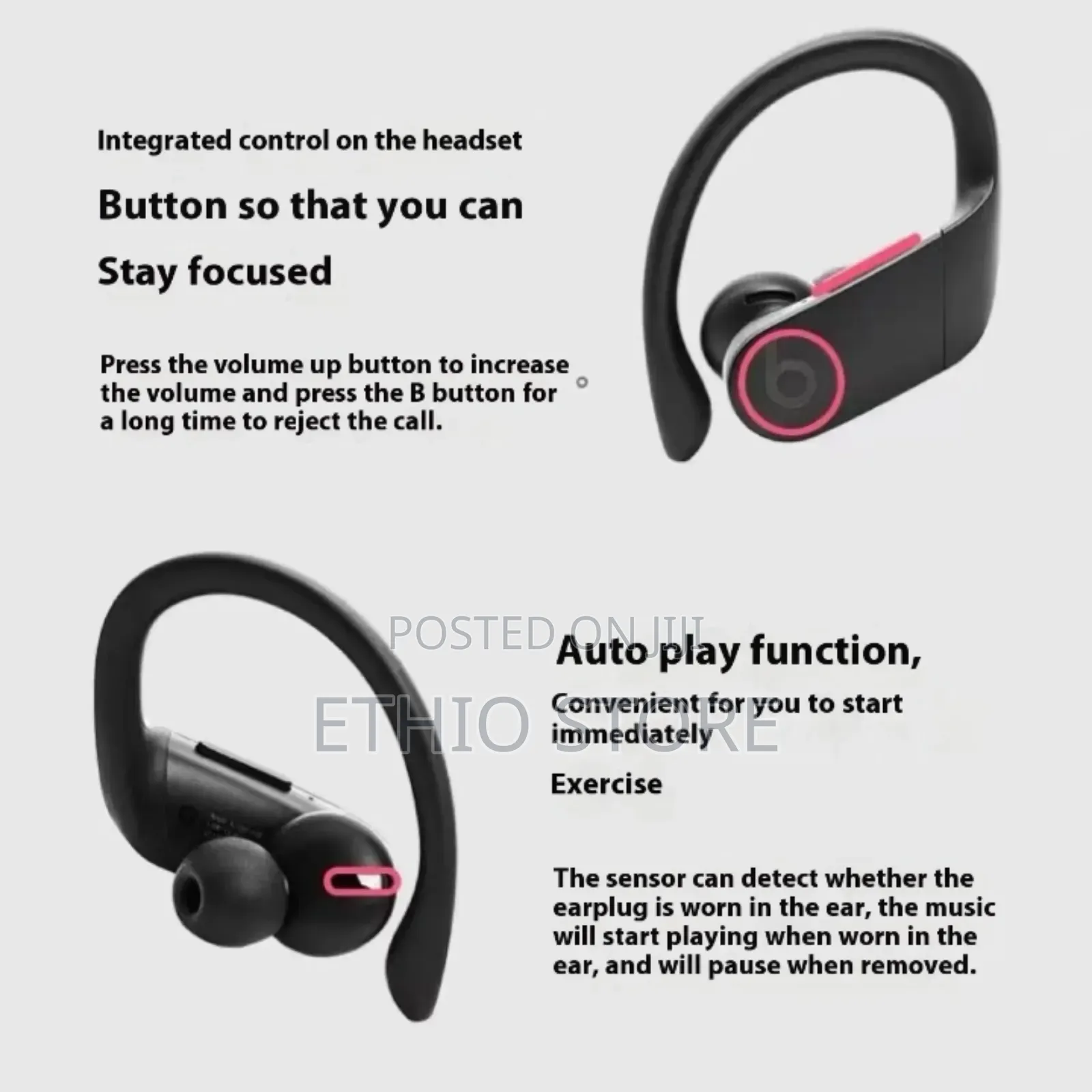 Power Beats Pro Wireless Earphone