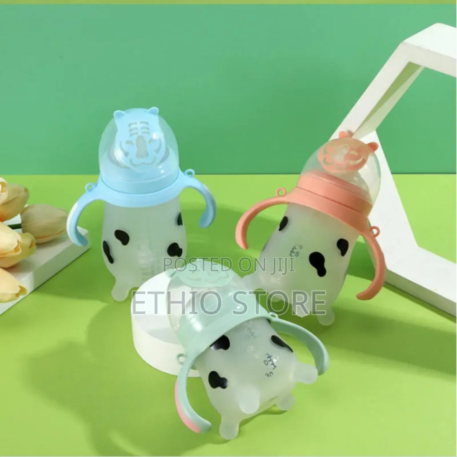 Algo 330ml Silicone Feeding Bottle