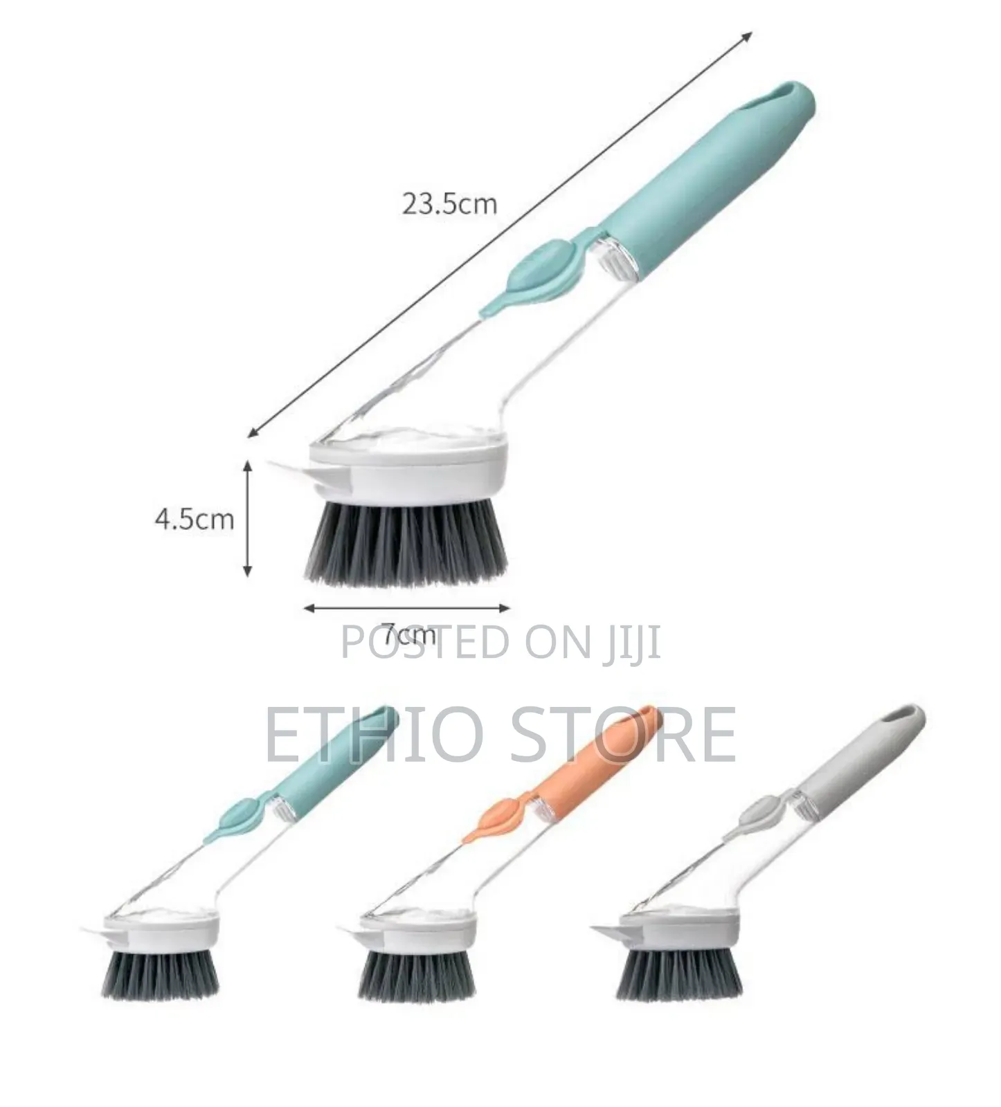 Kitchen Dish Brush With Soap Dispenser