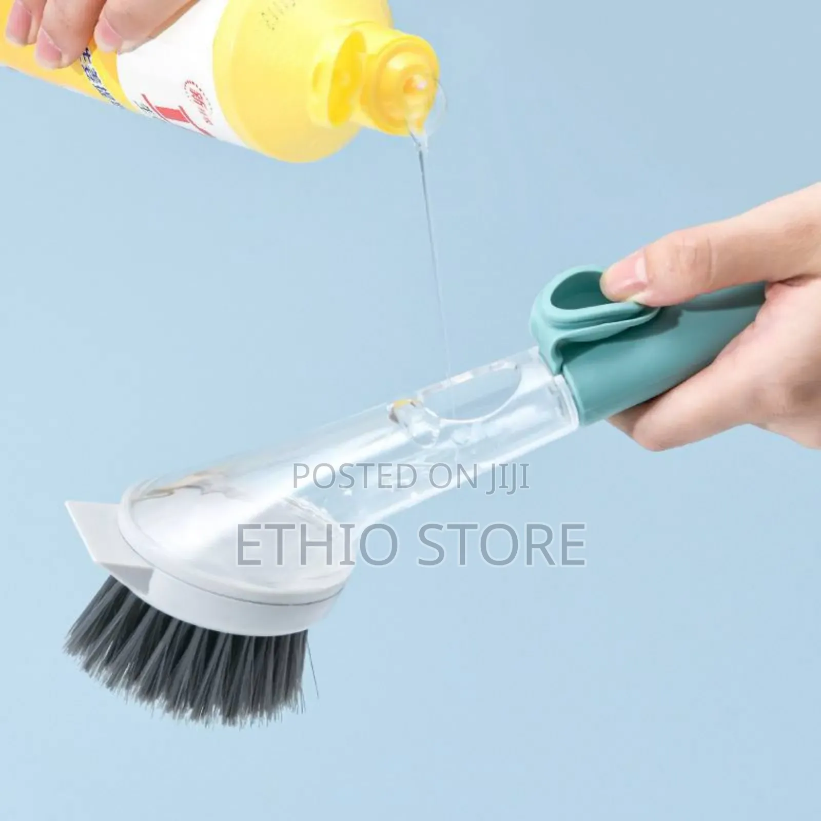 Kitchen Dish Brush With Soap Dispenser