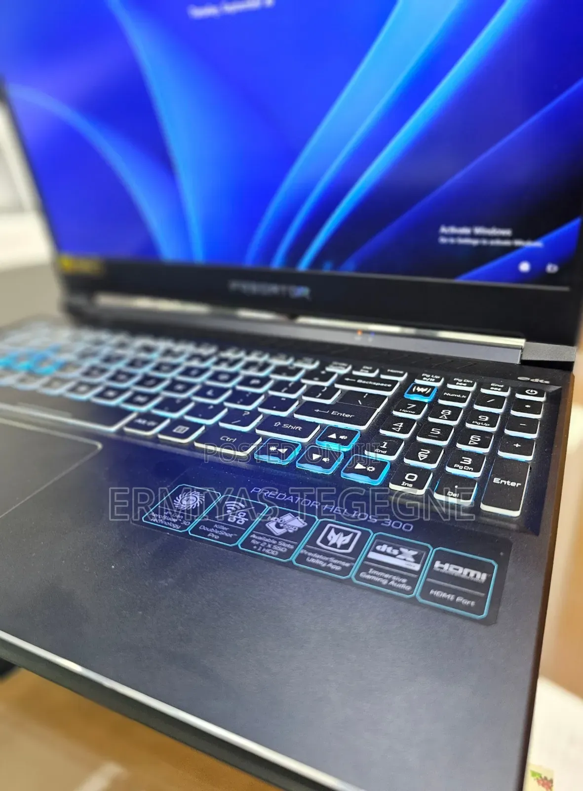 New Laptop Acer Predator Helios 300 16GB Intel Core I7 SSD 1T