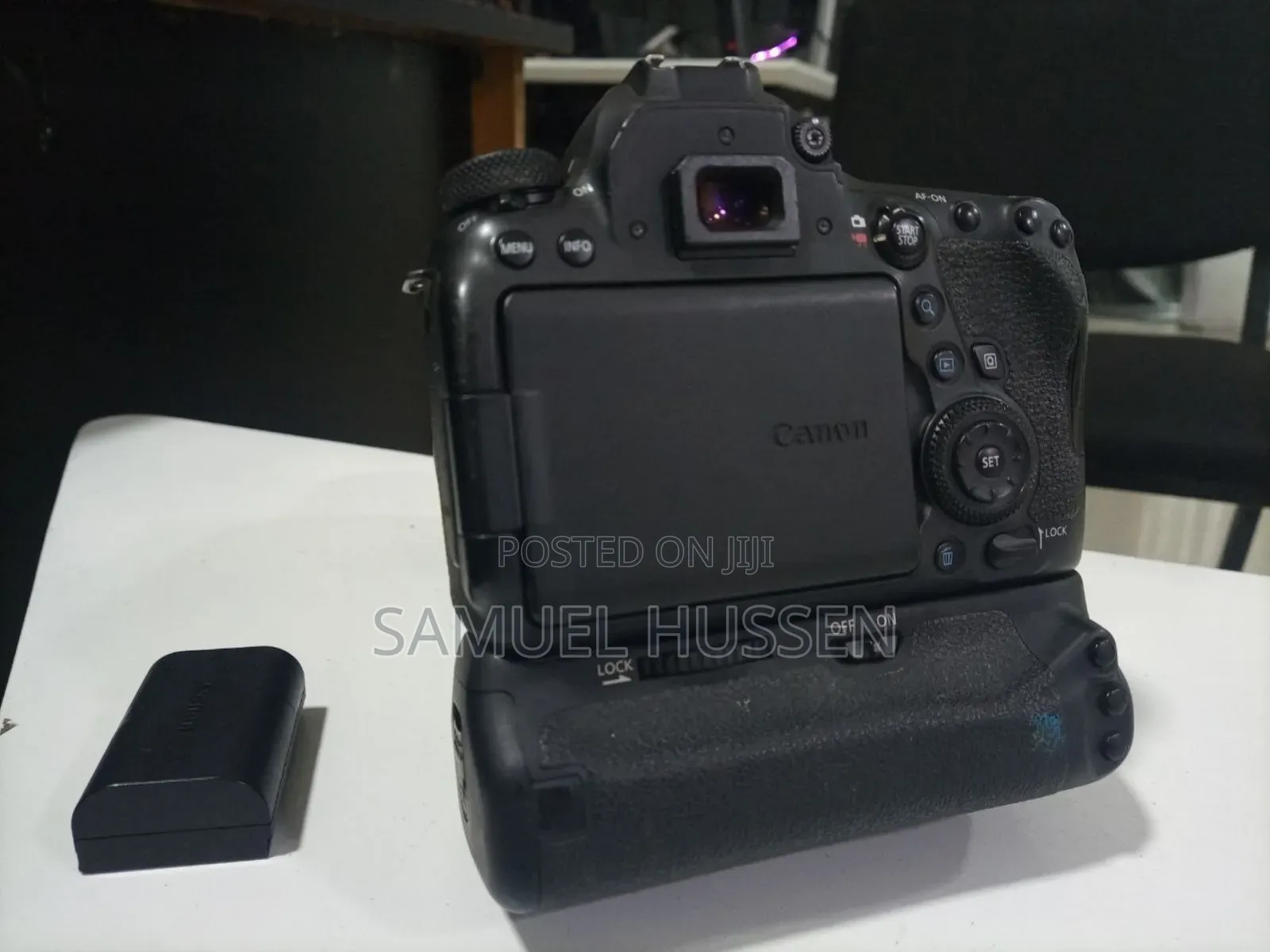 Canon 6d Camera. And Grip