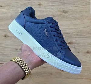 Photo - Boss High Master Quality Smooth Flat Shoes Full Lather