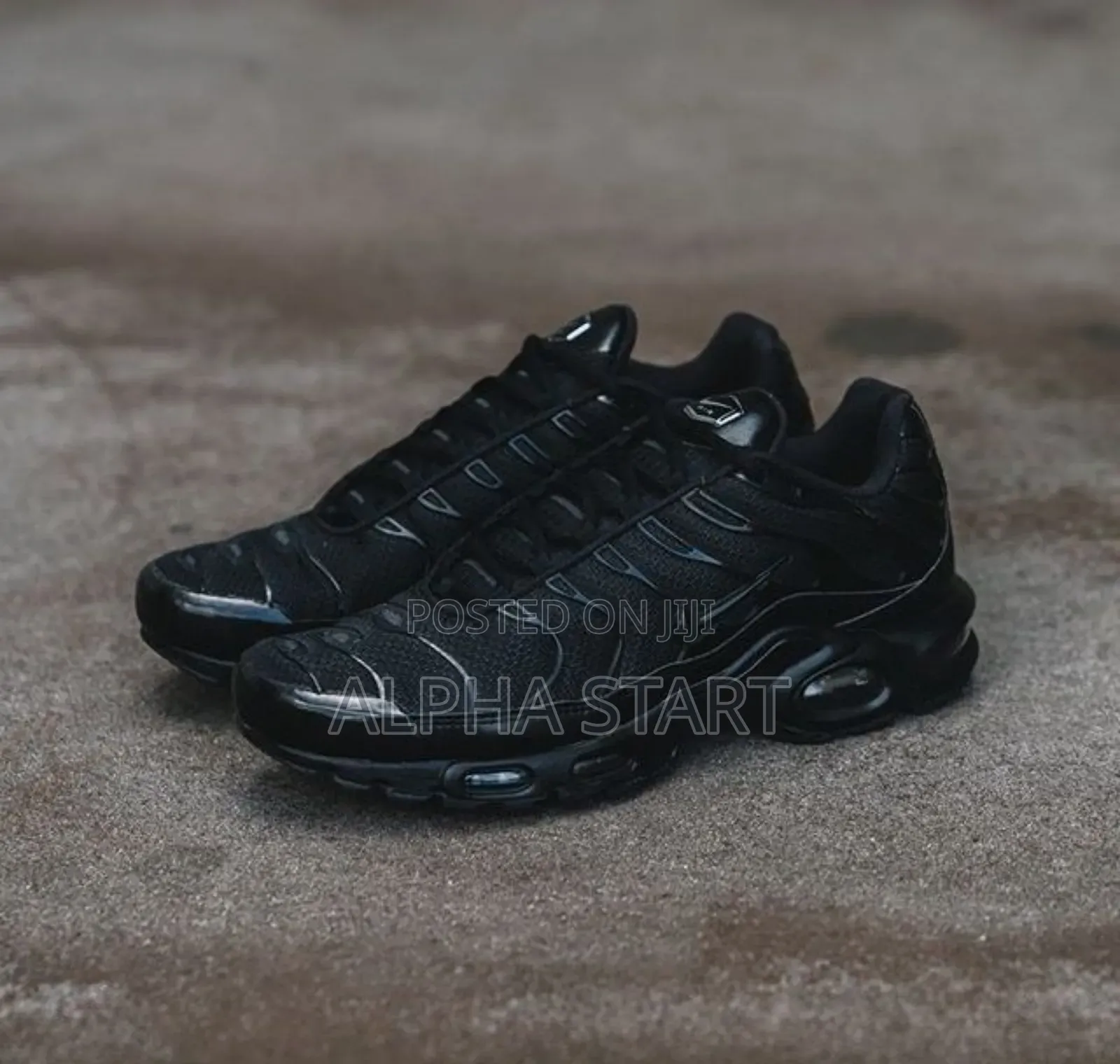 Nike Tn Full Black High Master Quality Smooth Sneakers