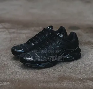 Nike Tn Full Black High Master Quality Smooth Sneakers