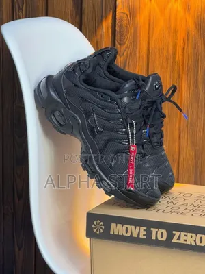 Nike Tn Full Black High Master Quality Smooth Sneakers