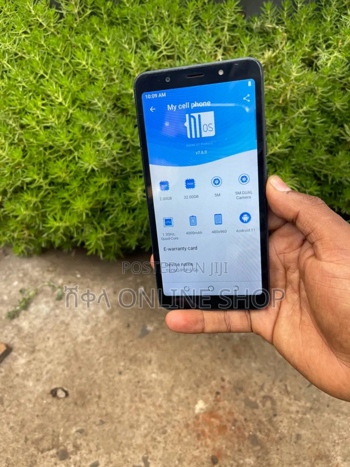 Tecno Pop 6 Go 32 GB Black