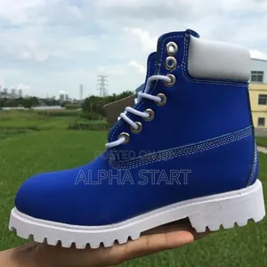 Photo - Timberland Blue High Master Quality Boots for Man's Made in Usa