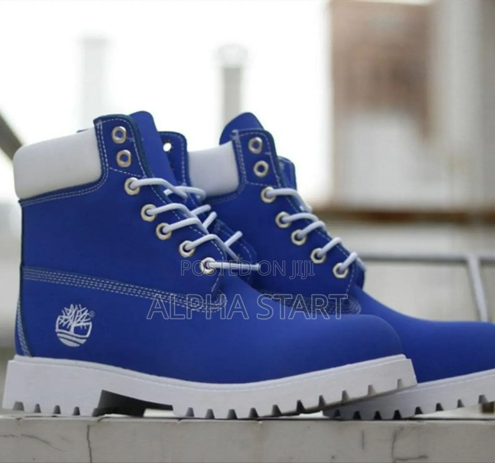 Timberland Blue High Master Quality Boots for Man's Made in Usa