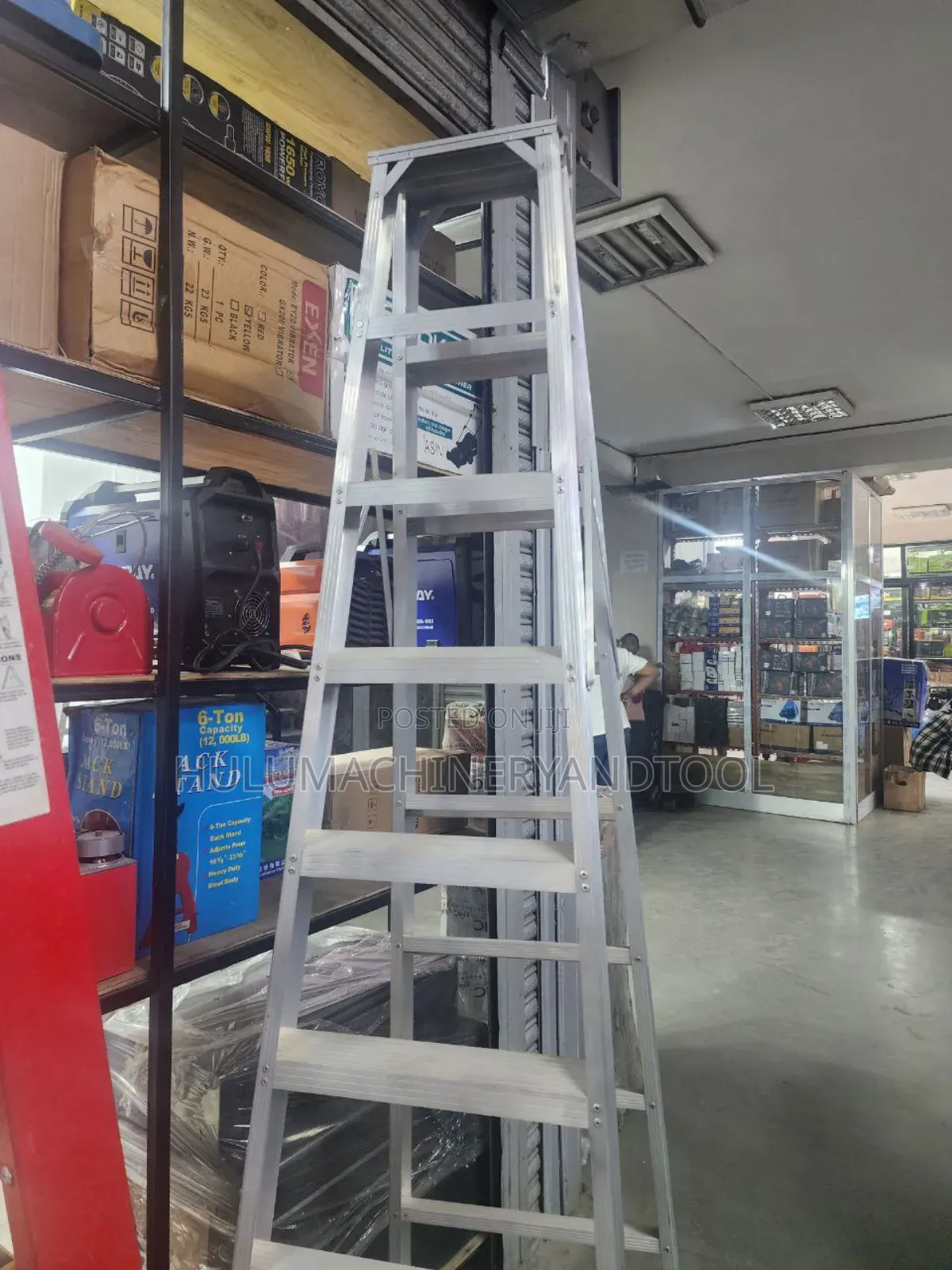 9 Step Ladder ባለ 9 ደረጃ መሰላል